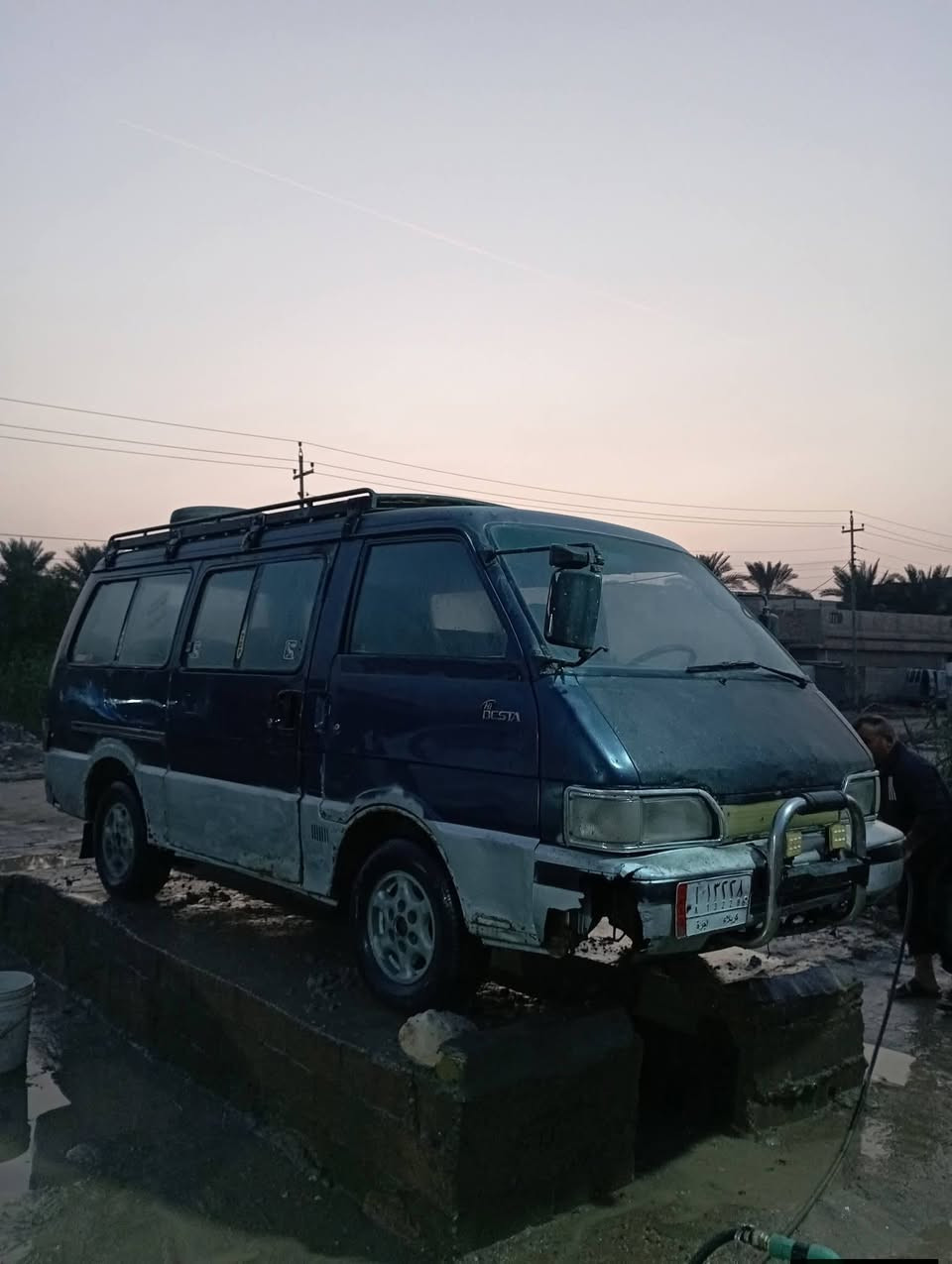 السلام عليكم
كيا بسته للبيع موديل 94 كير محرك اكسل انضاف 

حدادية صدر امامي خلفي انضاف 

تخم تاير جديد باتري جديد

دينمو سلف جدد

سنوية ساقطة 

رقم كربلاء 

مكاني بابل حلة مركز

السعر 32 وبيهة مجال 

رقم الهاتف ***********
