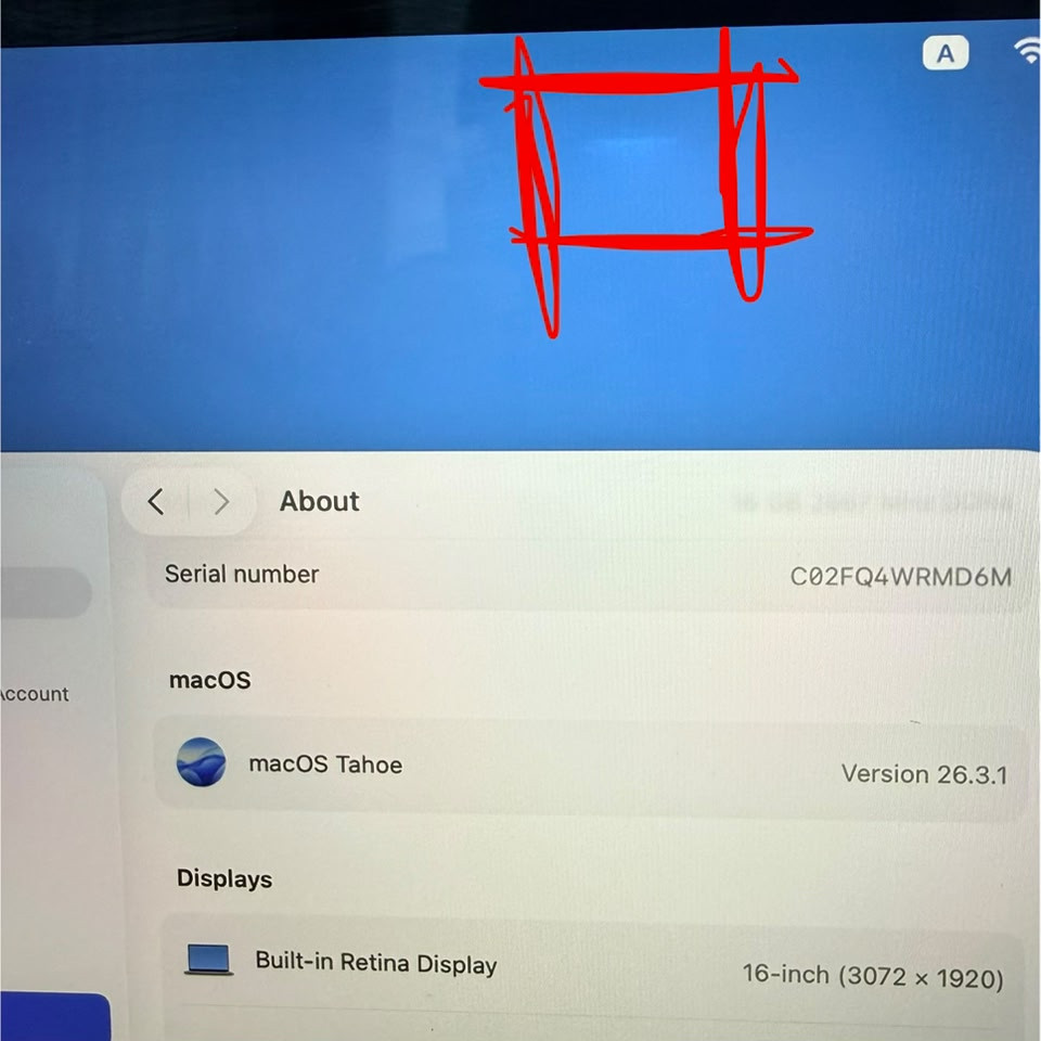 MacBook Pro 2019
Display 16"
Core i7 9750H
Ram 16 GB
SSD 512 GB
GPU 4 GB

دورات البطارية ٥٤
الملحقات شاحنة فقط

السعر 650 الف
يتوفر توصيل
***********
