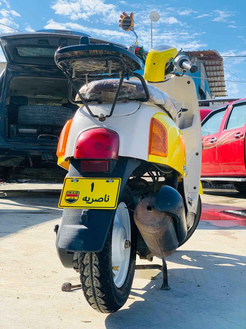 سلام وعليكم دراجه ماكس بليسي البيع رمبه دراجه ختم واحد مكفوله دراجه من كلشي ناصريه قضاء الصلاح شراي بي خير ويدلل الخاص +رقمي ‏‪***********‬‏
