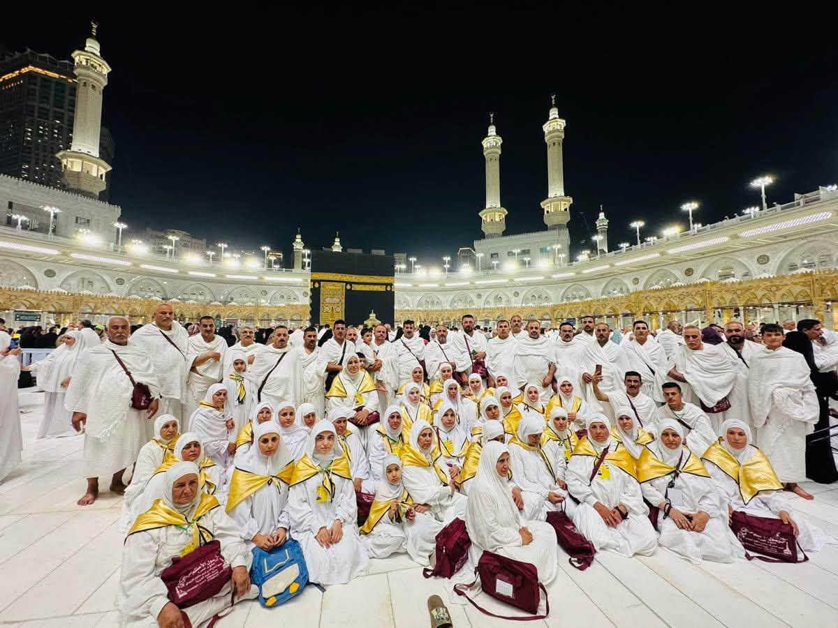 لازلنا مستمرين باستلام الجوازات للرحلة القادمة
سفر البر يوم 8/8 و سفر الجو 8/9 عمرتين برحلة واحده عمره صفر و ربيع اول  شامل جميع الخدمات من الشركة للشركه 
مصادف وفاة النبي محمد (ص) 
شركة الرسول الأعظم للحج والعمرة والسياحة الدينية
 حملة المتعهد الحاج قاسم كريم عويجيل الزبيدي 
البر فقط ب٩٠٠الف دينار
الجو فقط مليون 650  الف دينار 
تصريف المسافر 2000دولار على سعر البنك على 132 الف 
  شامل جميع الخدمات يوجد نظام التقسيط المريح 
الاستفسار اتصال على الارقام التالية  
***********_*********** الحاج قاسم 
***********_*********** الحاج احمد 
او مراجعة مقر شركة الكائن 
قضاء العزيزية_شارع الخليج _مقابل مول الجوهرة
ومن الله التوفيق لخدمة ضيوف الرحمن
