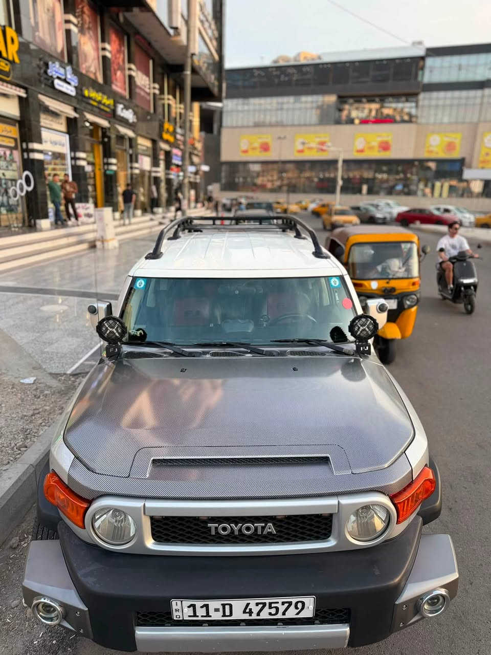 للبيع: تويوتا إف جي كروزر خليجية كلين (FJ Cruiser) 2008
الموديل: 2008 - مواصفات خليجية

 المحرك: 4.0L (6 سلندر) 

 اللون: سلفر كلين تايتل / خليجية

 العداد: 210,000 كم

 الرقم: بغداد - خصوصي

السياره نقصها بس تايرات الخلفيه تعبانه
كير محرك خير من الله بس بنيد جارد 
السعر: 14,500$ 

للاستفسار والشراء، يرجى التواصل على واتساب: ***********
