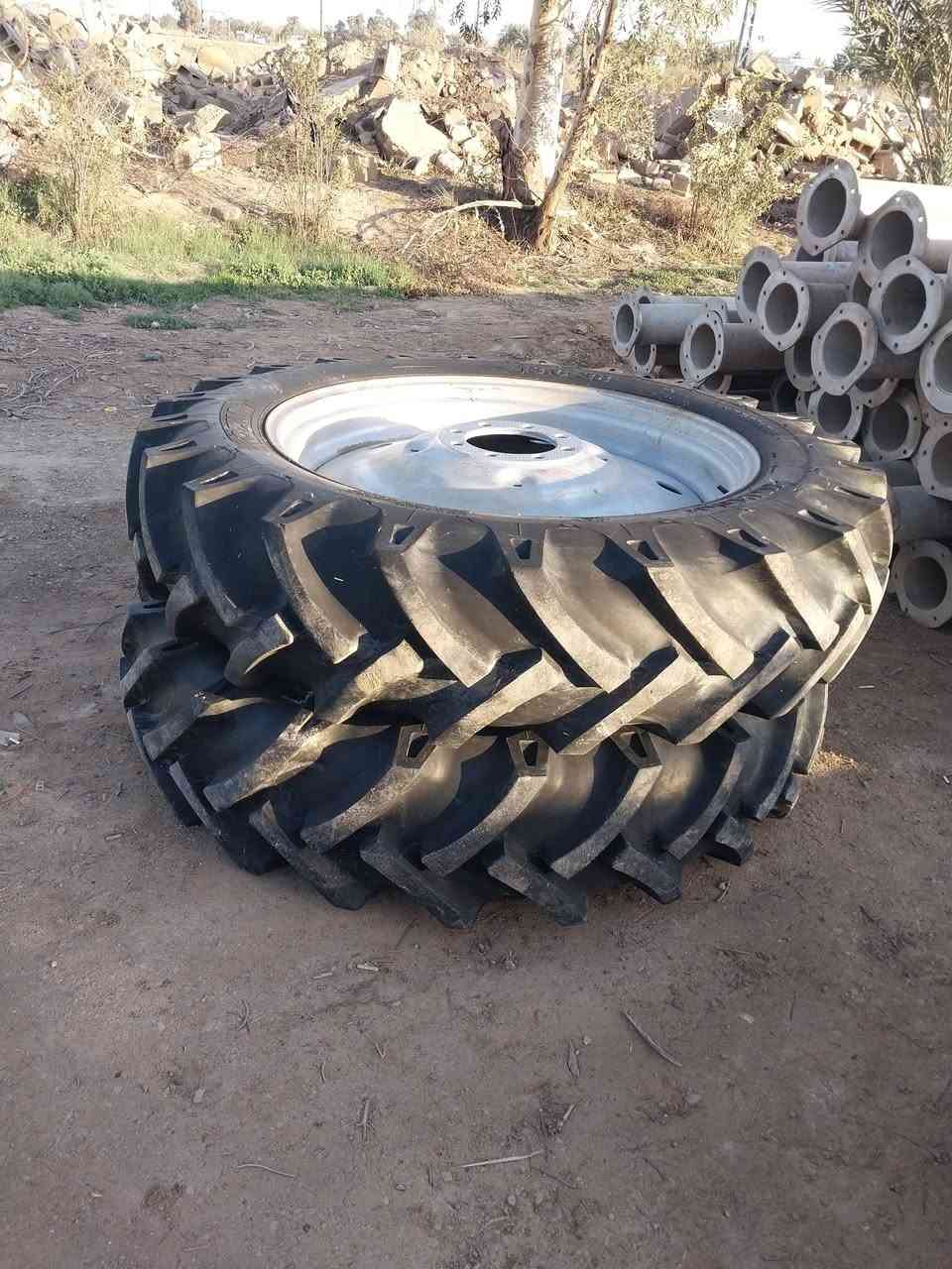 زوج تايرات خلفي  مكينة بلروس اوكراني جديد  رقم ***********
