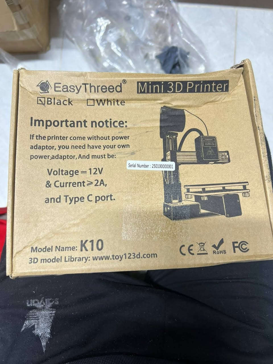 طابعه صغير جديده 3D  .K10


**إذا كنت صاحب هذا الإعلان وتريد حذفه لأي سبب، رجاءا أرسل رسالة إلى الدعم الفني**