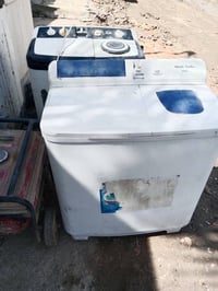 غسالتين • غسيل وتنشيف • حلة