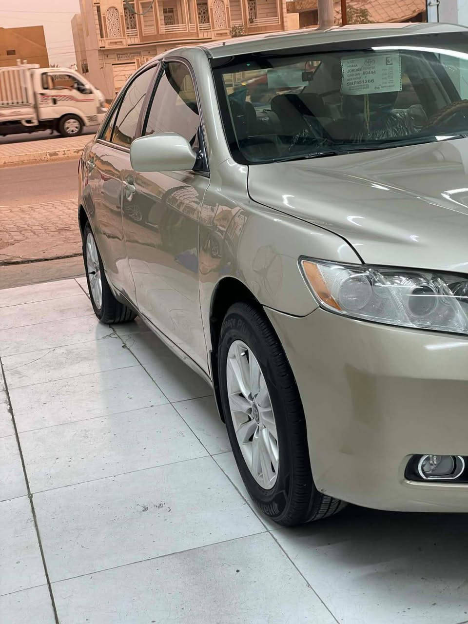 كامري موديل 2007 محرك اربعه سلندر محرك جديد رقم بغداد بسمنا السياره مصبوغه عام اثر جراد للبيع السعر 80$وبيها مجال للاستفسار الاتصال على الرقم التالي 
*********** شاكر 
مكان السياره حصيبه الشرقيه
