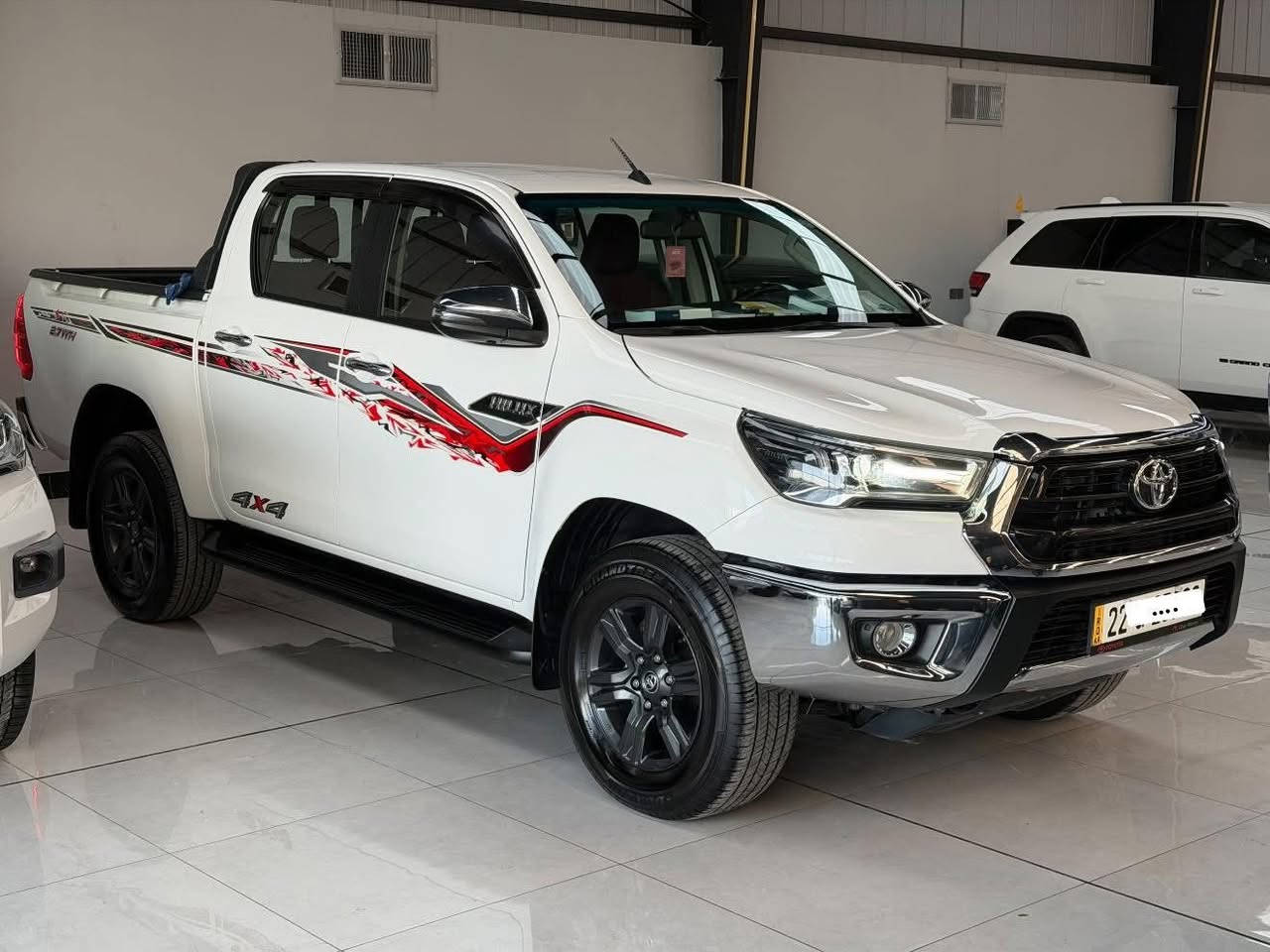 تويوتا هايلوكس 2023 ساز   
(مواصفات اوتوماتيك - مرى شفط - مرى اشارة 
لايت ليد - بونيد جكات - كشنات تبريد - بصمه 
شاشه - كامره - حساسات - فول مواصفات)

ماشى 140,000 الف حقیقی
مكفوله كفاله عامه محرک و کشر بشرط 
   
رقم اربیل بشرط تحويل غرامه 
    
سعر 330 ورقا قفل

مكان قضاء كلار

***********
