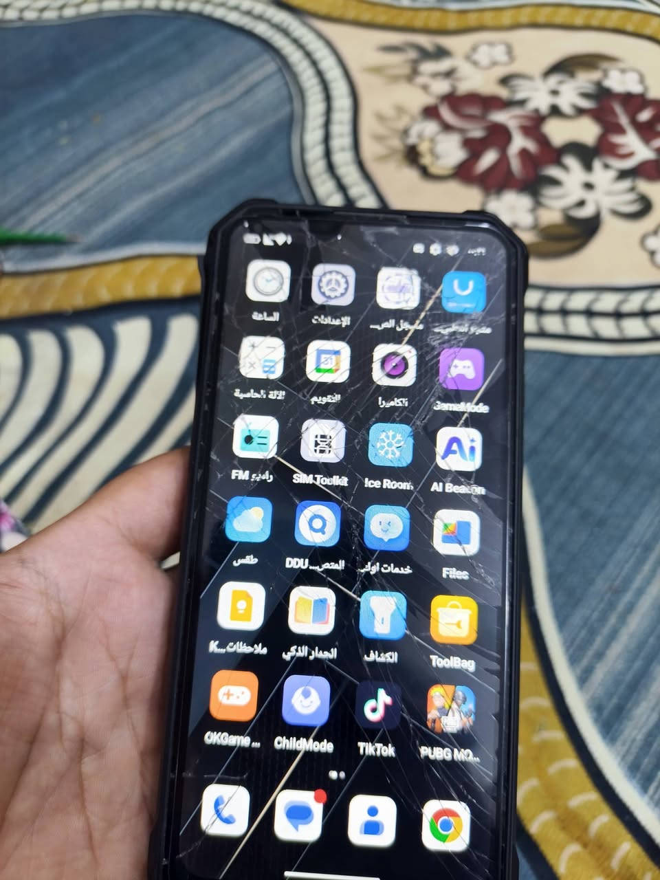 جهاز مدرع حديث هذا اسم الجهازWP36 Pro ذاكره 256 شحن تايب سي بطاريه 10,000 و600 فطر بالكلاسبالكلاس ما مؤثر على اللمس سعر الجهاز 140 للاستفسار اتصل او واتساب ***********
