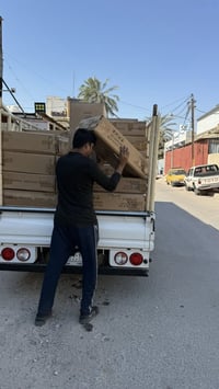 زبائننا الكرام 😍😍 شركة قمة الابداع تقدم لكم خدمة نقل مع كادر فني فتح و...