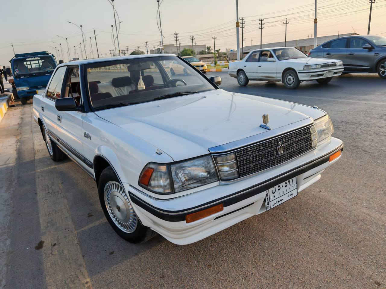 🚗 للبيع | سوبر هارتوب رويال 
استيراد الكويت 1988 نظافة وتشغيل ممتاز 🔥
🇮🇶 يسرى بلادي – ممشى 190 الف حقيقي السيارة مخزنة
سيارة كلاسيكية نادرة ونظيفة جداً
ما تحتاج أي صرف نهائياً 💪
كلشي بيها شغّال ومكفول من الحادث والضربة والتبديل والصبغ ✅

المواصفات:
🔊 نظام صوت بلادي 7 سماعات 
✨ تبريد امامي خلفي قطعتين وثلاجة فعالة
⚙️ محرك وكير وحدادية ضمان
🪑 الغرفة أصلية على وضع البلد
📄 باسم المالك وجاهزة للتحويل
ملاحظة: كشنات كهرباء ،،عداد دجيتال،،تحكم بالمرايا الجانبية كهربائي وشغال ،،سلايد روف السيارة اقوى مواصفات بالهارتوب وهواي مواصفات ماذكرتها كلشي ببالك موجود وشغال
📞 للتواصل: ***********
السعر 97 وقابل للتفاوض والله يرزق الجميع

