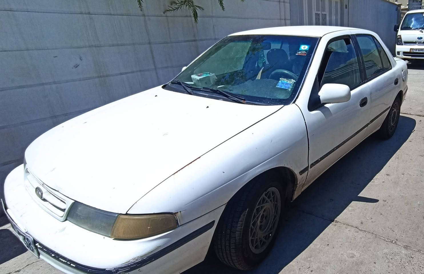 السلام عليكم 
كيا سيفيا للبيع 
موديل 1994
صبغ حزام 
جامات كهرب قفل مركزي 
تبريد بس ما يشتغل 
محرك شرط 
رقم بغداد انكليزي هزه جديده سنويه تسقط نهايه السنه 
كابون الكتروني تبادل 
السياره بأسمنا شرط التحويل
التواصل ***********
