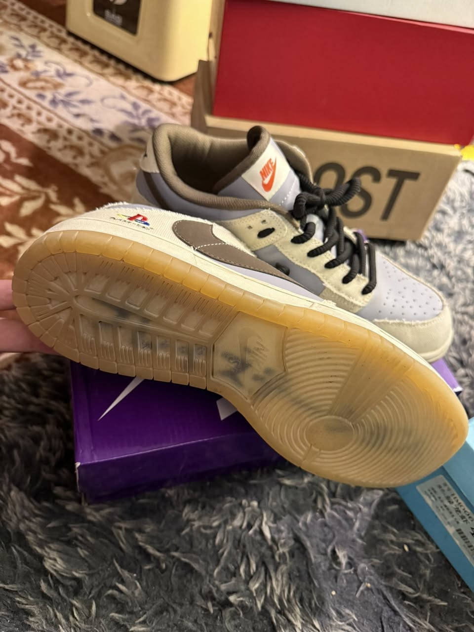 نايك جوردان لو دانك ترافس سكوت & سوني
قياس ٤٤  يلبس ٤٤ ونص هم

السعر ٣٥

متوفر توصيل بغداد والمحافظات


**إذا كنت صاحب هذا الإعلان وتريد حذفه لأي سبب، رجاءا أرسل رسالة إلى الدعم الفني**