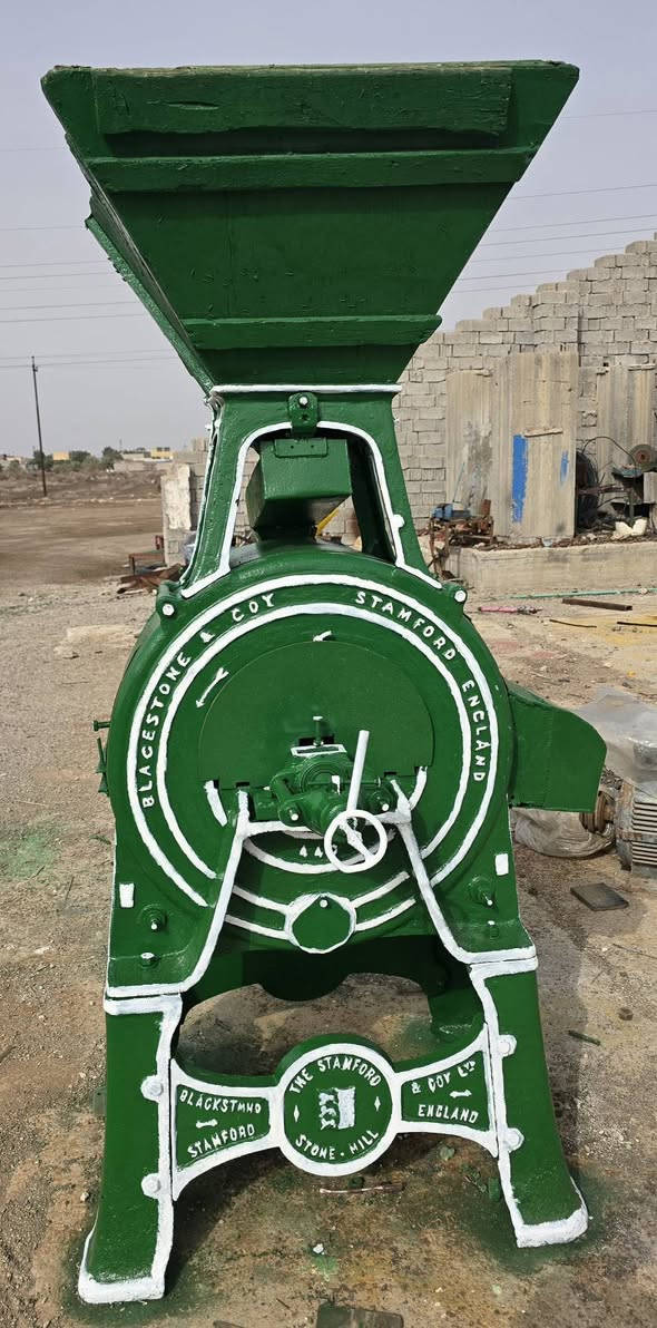 طاحونه حجريه انكليزي الاصلي 
حجم ٣٠  كامله
مع حجر حلبي مستعمل قليل 
مع ماطور ٧٥ حصان 
للأستفسار الاتصال على الارقام
***********
*********** واتساب
*********** واتساب

العنوان / محافظه واسط / قضاء النعمانيه / مقابل مجلس بلدي وجامع الحاج جلال الكناني*
@إشارة
