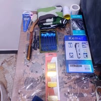 عدة حلاقة • مكاين نضيفات • استعمال قليل