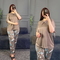 تراك نسائي • مطبع دانتيل • فانيلا زبدة