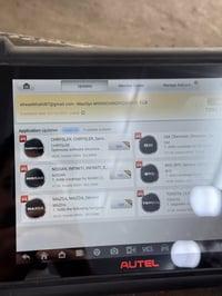 Autel MaxiSys MS 909 للبيع كامل الملحقات من شركه لمعان الوسام الجهاز ن...