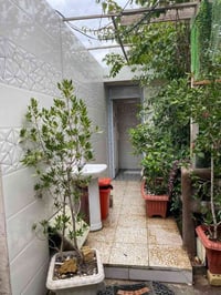 اسلام عليكم بيت 200 متر الشعله الدوانم نهايت بيت موزان قرب شارع 100 مت...