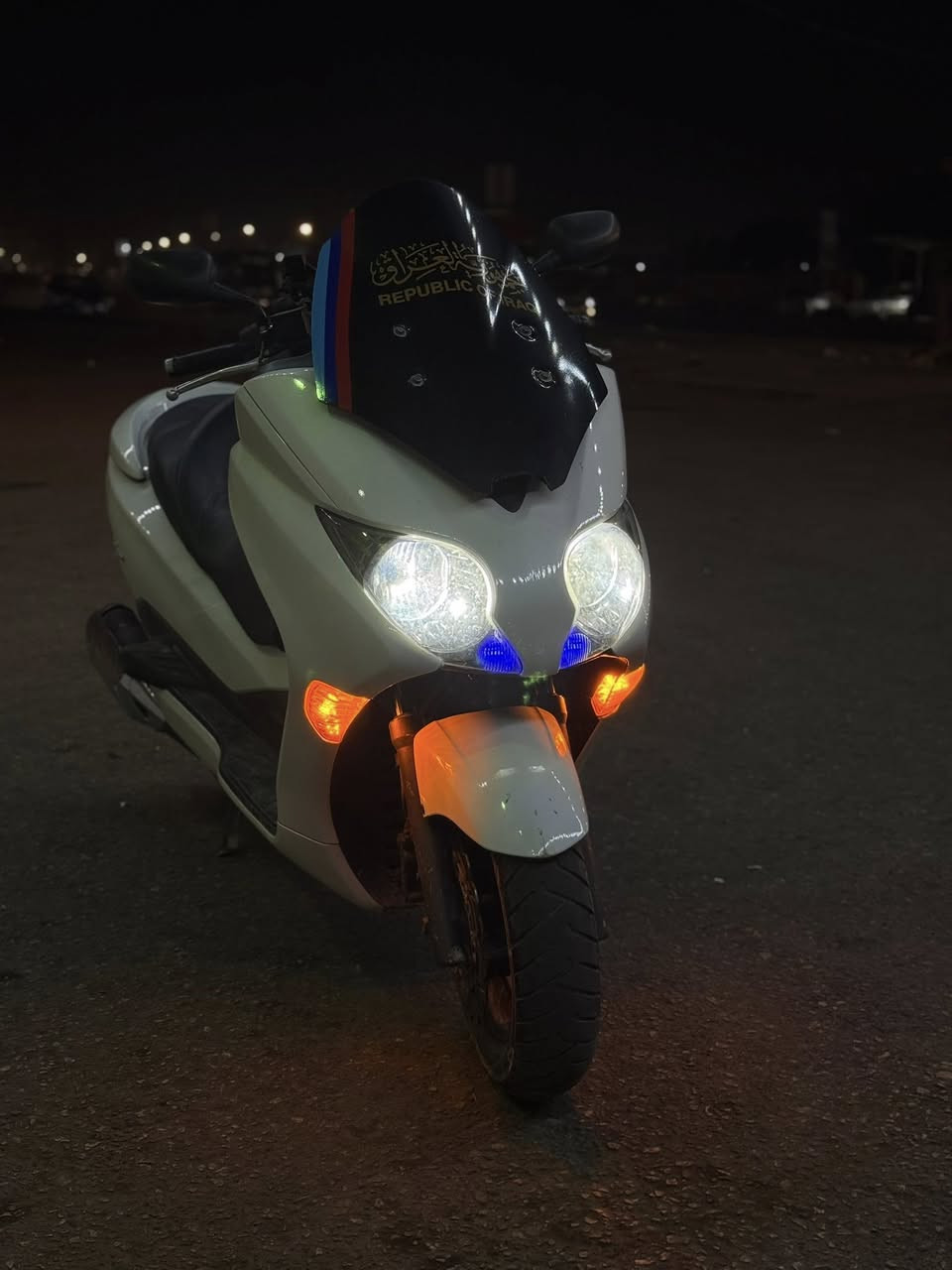 بسم الله الرحمن الرحيم
دراجه فورزه 010 
دراجه نضيفه ومكفوله كفاله عامه
بانزين محسن ودهن موتل
بك لايت ليد كرستال
منضومه زنون قويه كلش
7 نمر 4تحويلات 
امبي ثري و3 سماعات وحده مال سياره داخليه وثنين خارجيات
وهواي بيهه مواصفات ماذاكرهن
السعر :14 ورقه 💵
مكاني نجف حي المهندسين
*********** رقمي
