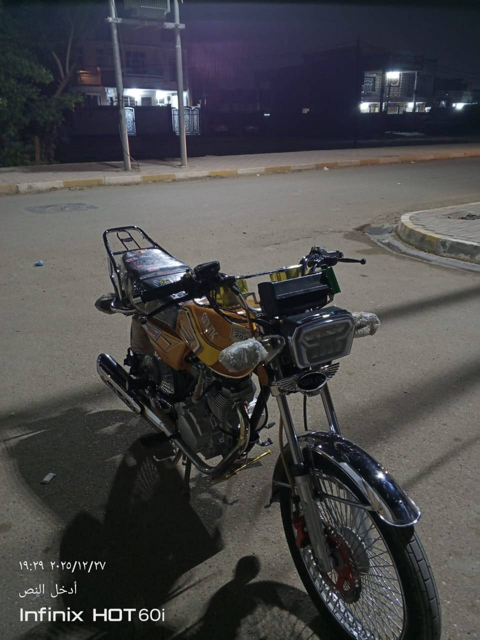 السلام عليكم دراجه للبيع أيراني تايكر 5كير موديل 2025السعر750///***********
