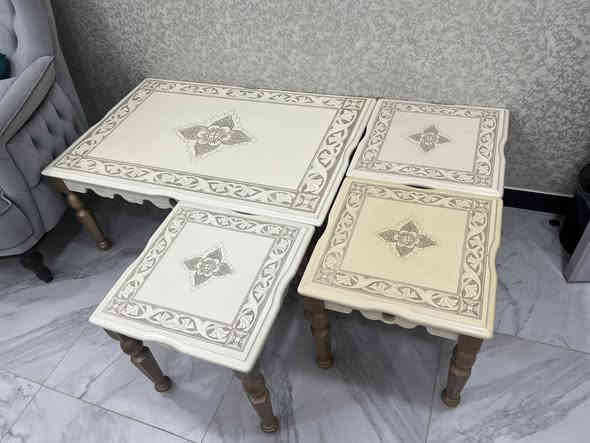 طبلات خشب زان اصلي
شبه الجديد
٣ طبلات صغيرة وواحدة كبيرة 
مكاني تكريت القادسية حي الجامعة خلف جامع الحازم
واتساب 
السعر ١٠٠ وبيها مجال
***********
