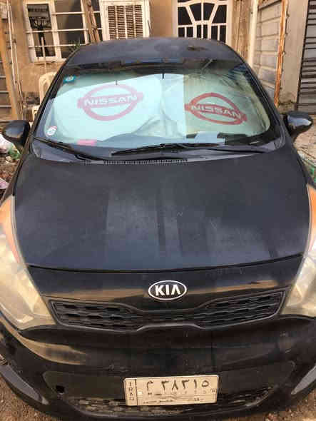 كيا ريو وارد امريكي هاج باك موديل ١٣ لون اسود محرك ١٦٠٠ جي دي اي سياره جارده تحتاج صبغ جاهزه كير محرك  تبريد بسمي سعر ٧٥ وبيها مجال  مكان سياره بغداد حي الحسين للاستفسار الاتصال ع الرقم ‏‪***********‬‏ بغداد
