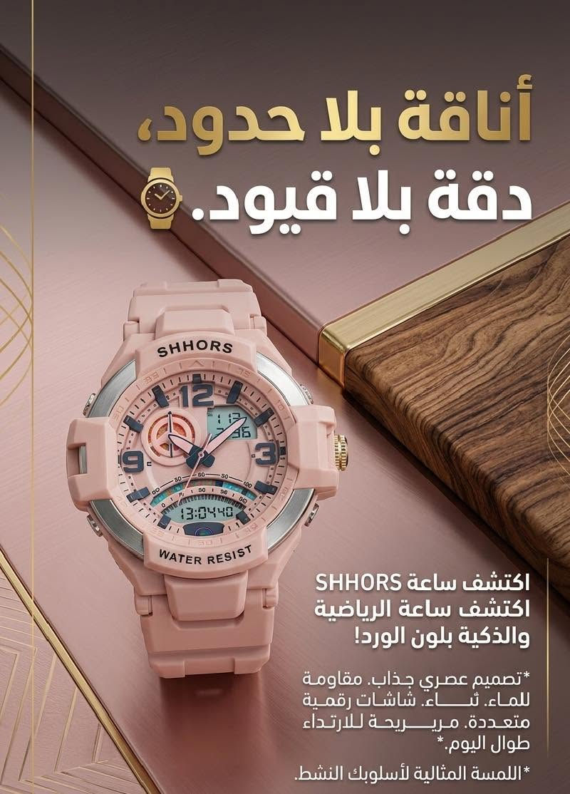 ساعة إلكترونية دبل تايم بتصميم عصري وجذاب 😍⌚✅
ضد الماء💧✅
شاشة واضحة ومظهر رياضي مميز😍✅
🎯 مناسبة للاستخدام اليومي😍✅

سعر القطعة 4000دينار💰✅
سعر الدرزن 48000دينار📦✅

موديل مطلوب وسعر مناسب للبيجات وأصحاب المحلات🧳✅

يوجد توصيل لكافة محافظات العراق
للتواصل م
***********

