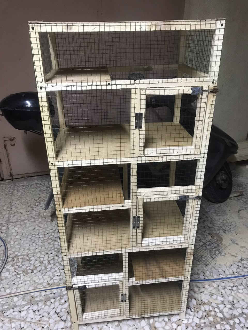 يا الله
متاح قفص ابو3خانات جديد الارتفاع الكلي متر و45 سم والعرض60 والنزال40كل خانه بيها رف/كربلاء حي الانتفاضه الثانيه


**إذا كنت صاحب هذا الإعلان وتريد حذفه لأي سبب، رجاءا أرسل رسالة إلى الدعم الفني**