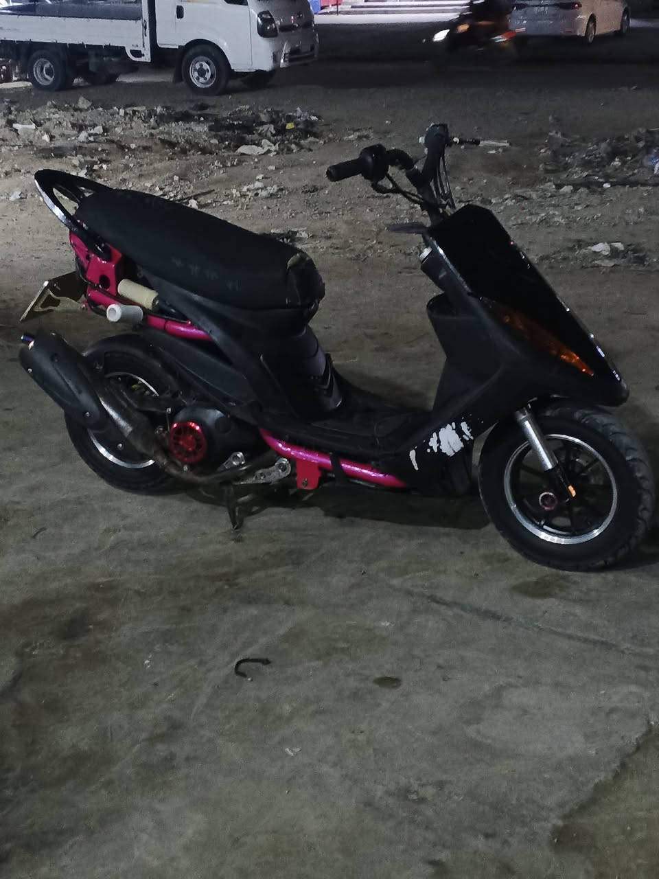 سلام عليكم مال لعب شاصي كرزي مكينة 55 شرط بطناش تجفيت جديد الله يشهد قبل 13 يوم ولفات وبوشة وبستم وزنجيل كلة جديد دراحة لا نضوح لا تبخير ولا تاخر الصبح نكرة سلف بكل وقت بيهة تزويد واضح بل صور مكاني بغداد العبيدي السعر 550 وبيهة مجال رقمي *********** واسف علة الاطالة ❤️❤️❤️❤️
