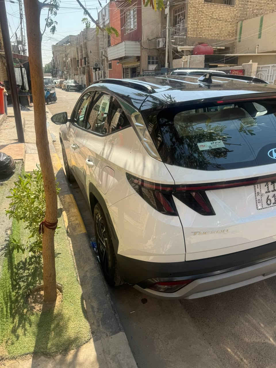 توسان 2025 بغداد تو كلر
ماشيه 3000 كم  ع وضع الشركه 

بيها فقط شخط صغبر يالدعاميه الخلفيه موضح بالصور 

السعر 225 $ بيها مجال بسيط الاتصال ***********
