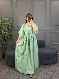 فستان كلوش • فري سايز • خامة كريشة