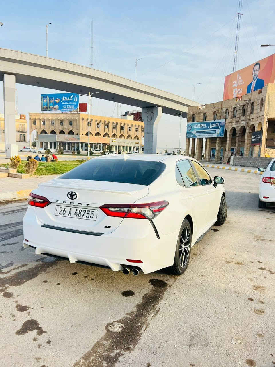 للبيع كامري 2024 كتاب شهداء بعدله سنه واربع اشهر  وصير حره ضرره كلش  خفيف موضح بل منشور فقط هذا ضرره  مكاني صلاح الدين تكريت السعر 200 وبيه مجال مستعجل عل بيع رقم الهاتف
***********
***********
