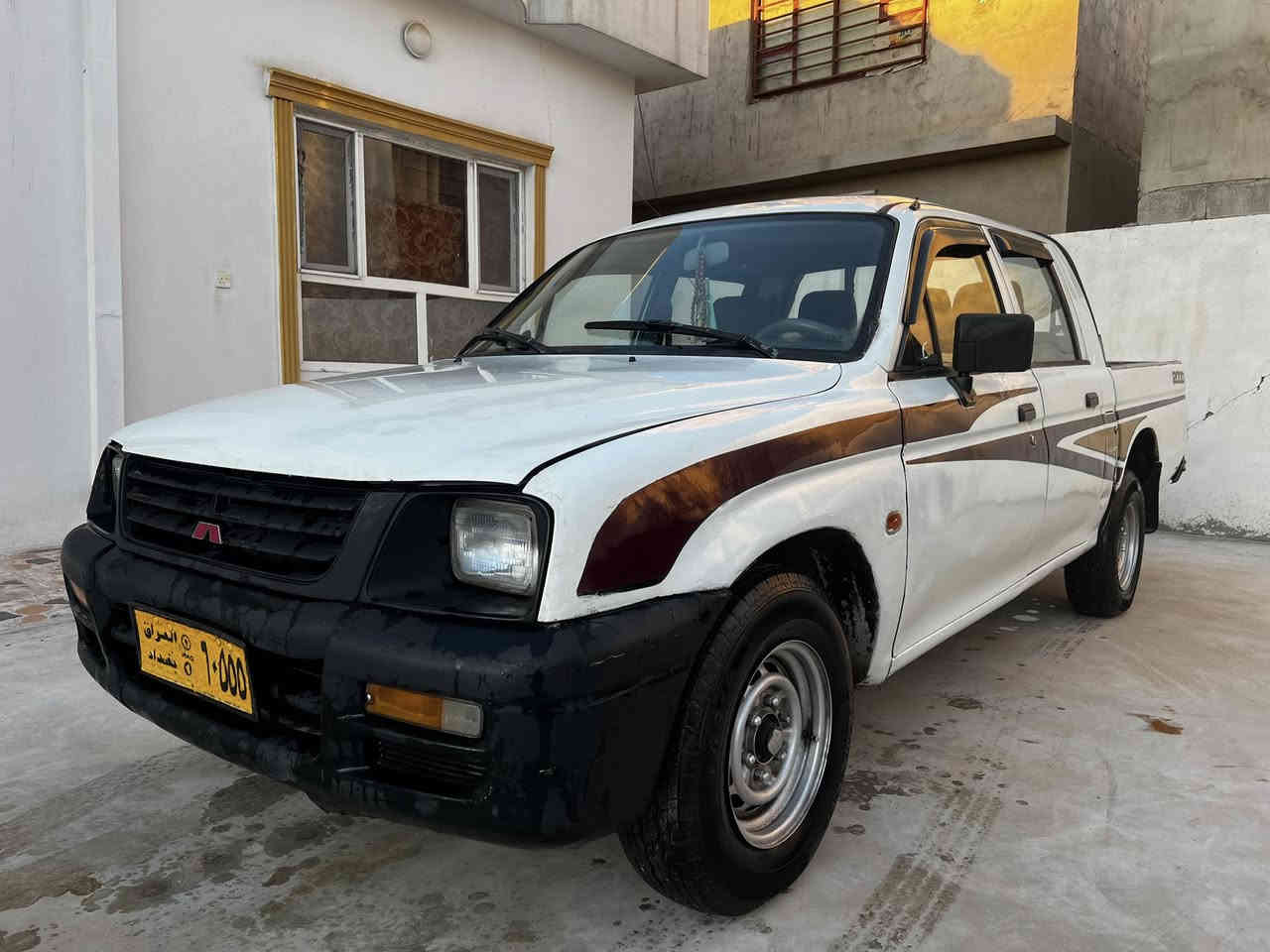 السلام عليكم
متسبوشي دبل قماره 
موديل 1999
رقم بغداد شرط التحويل 
صبغ حزام شرط بدون دواخل 
تبريد شغال 
شرط المحرك والكير طخم جديد 
السعر 50 وبيها مجال 
مكاني موصل 
***********
