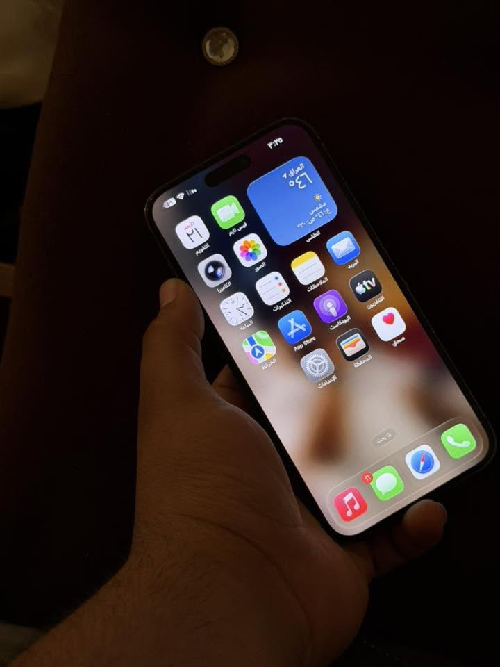 السلام عليكم
Iphone 14 promax 
اللون البنفسجي
ذاكرة ٥١٢
بطارية مبدل جديدة اصلي ١٠٠٪؜ 
شاشة مبدل اصلي اكرر اصلي
في ايدي شغال 
الجهاز كله بحالة الوكالة وراجع وتر
للبيع او المراوس ايفون فقط
سعر البيع ٥٥٠ وبيه مجال بسيط
متوفر واتساب :***********
