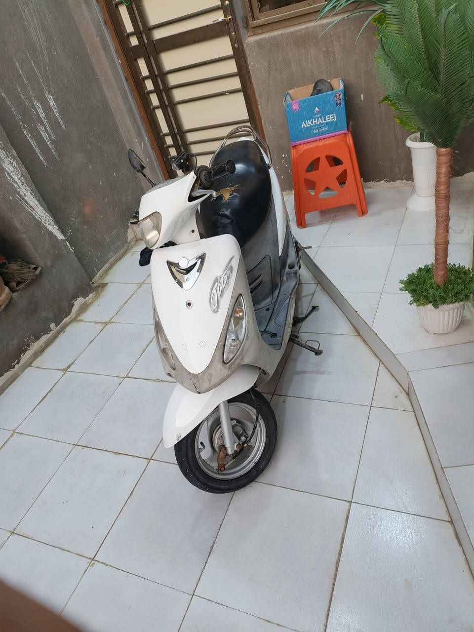 السلام عليكم ماكس منغولي للبيع او مراوس بعدله دراجه جاهزه بوشه 50 بلاد مكينه ناعمه  وشلعه ومعدل كهربائيات كله شغاله اي  نقص ماكو لايت بك لايت سكنات اشاير عداد بانزين دشبول قفل جنطه قفل ستيرن تايرات جديد دبلات جديد نقصها باتري فقط ضعيف باتريها سعر الدراجه 550 وبيها مجال قليل حك جيه مكانها ناصريه حي المنتزه ***********
