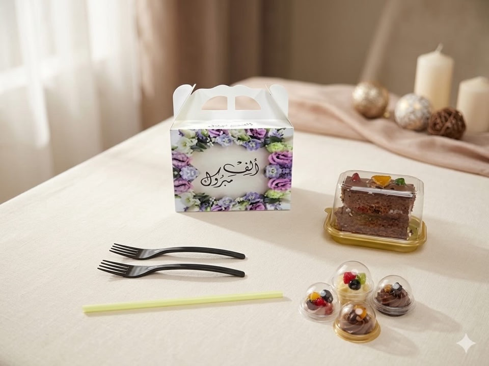 100 بوكس خطوبة
100 علبة كيك (ورقي أو عادي)
100 شوكة
100 قصبة
كل هذا ب 50,000 دينار فقط رتبناها إلكم بذوق يليق بفرحتكم
خلو مناسبتكم أحلى بالتفاصيل الصغيرة للطلب أو الاستفسار مراسلة دايركت
***********
