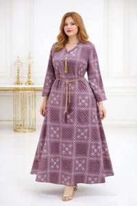 دراعة كشمير تونسي • تطريز يدوي • مقاسات 2XL-5XL