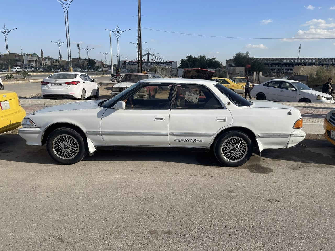 السلام عليكم 
تويوتا ماركll للبيع
موديل 1991
كير ومحرك ونجي 
السعر 40 وبيه مجال 
المكان ناصرية 
متواجد ع الفيس
رقمي ***********
