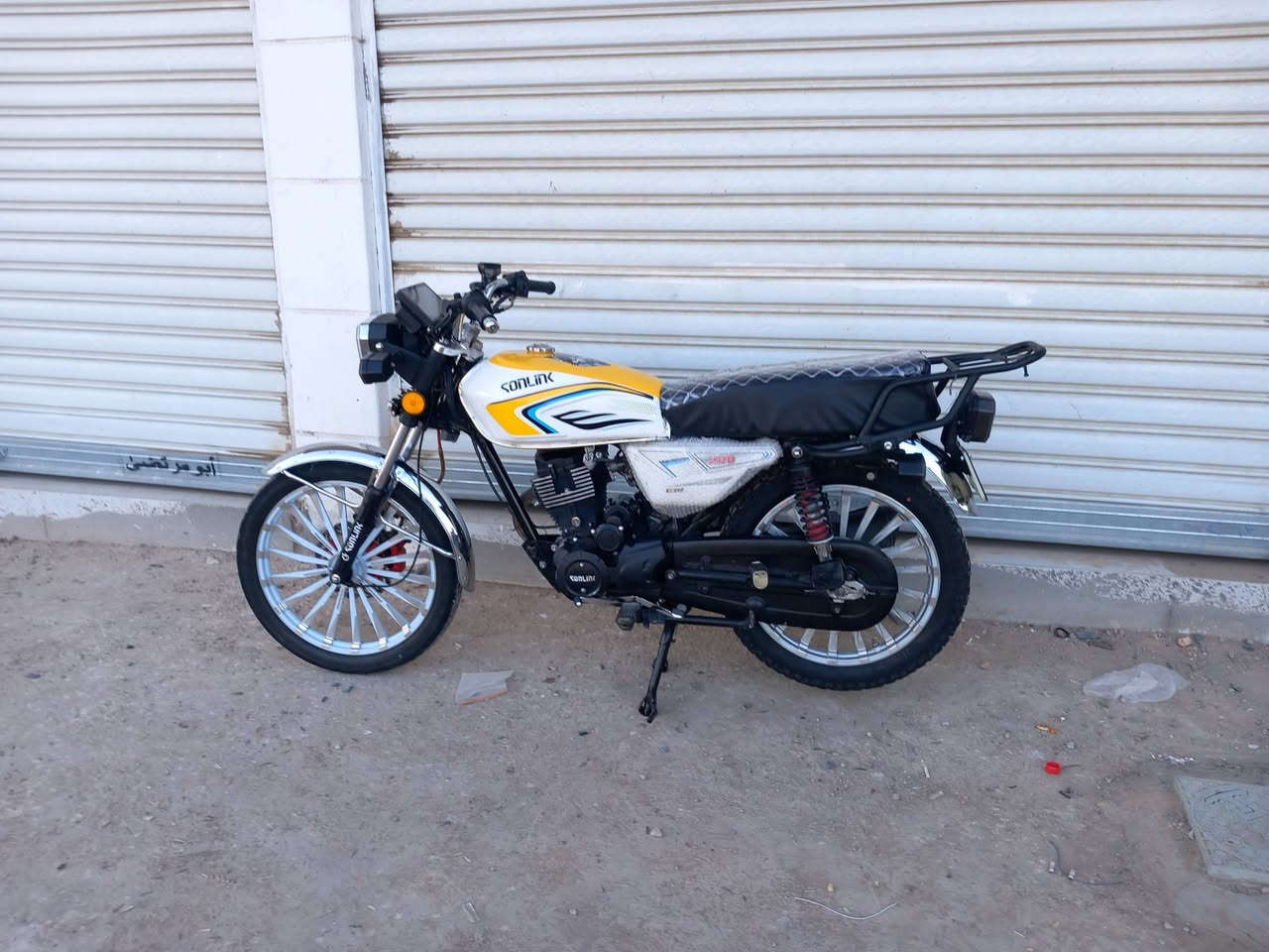 دراجه سيفان موديل 2025دراجه مكفوله كفاله اي نقص مابيها السعر ٧٥٠ وبيها مجال حك جيه الا ستفسار تصل على الرقم(***********)مكاني  ديالى قضاء الخالص ناحية هبهب
