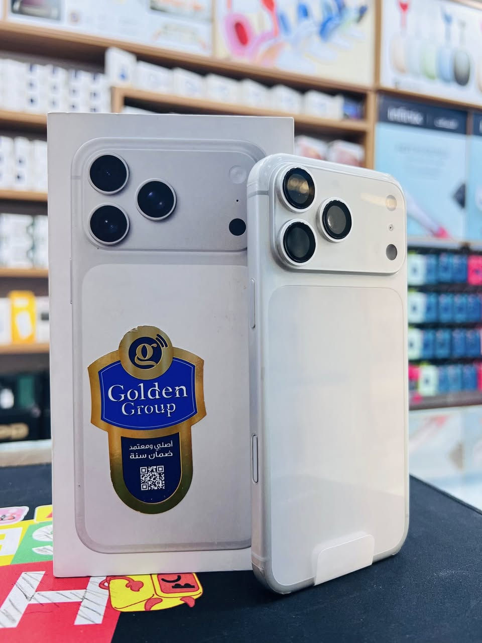 للبيع iPhone 17 Pro Max
🎨 اللون:الرصاصي ايسم 
📌 الحالة: مستخدم استعمال نظيف
🔋 البطارية: 100%
🔌 عدد مرات الشحن:4 مرة فقط
✨ الجهاز على الشرط، ما بي أي ملاحظة
📦 مع كامل ملحقاته 📍 العنوان:النجف شارع الغدير 
📞 للتواصل: ***********
