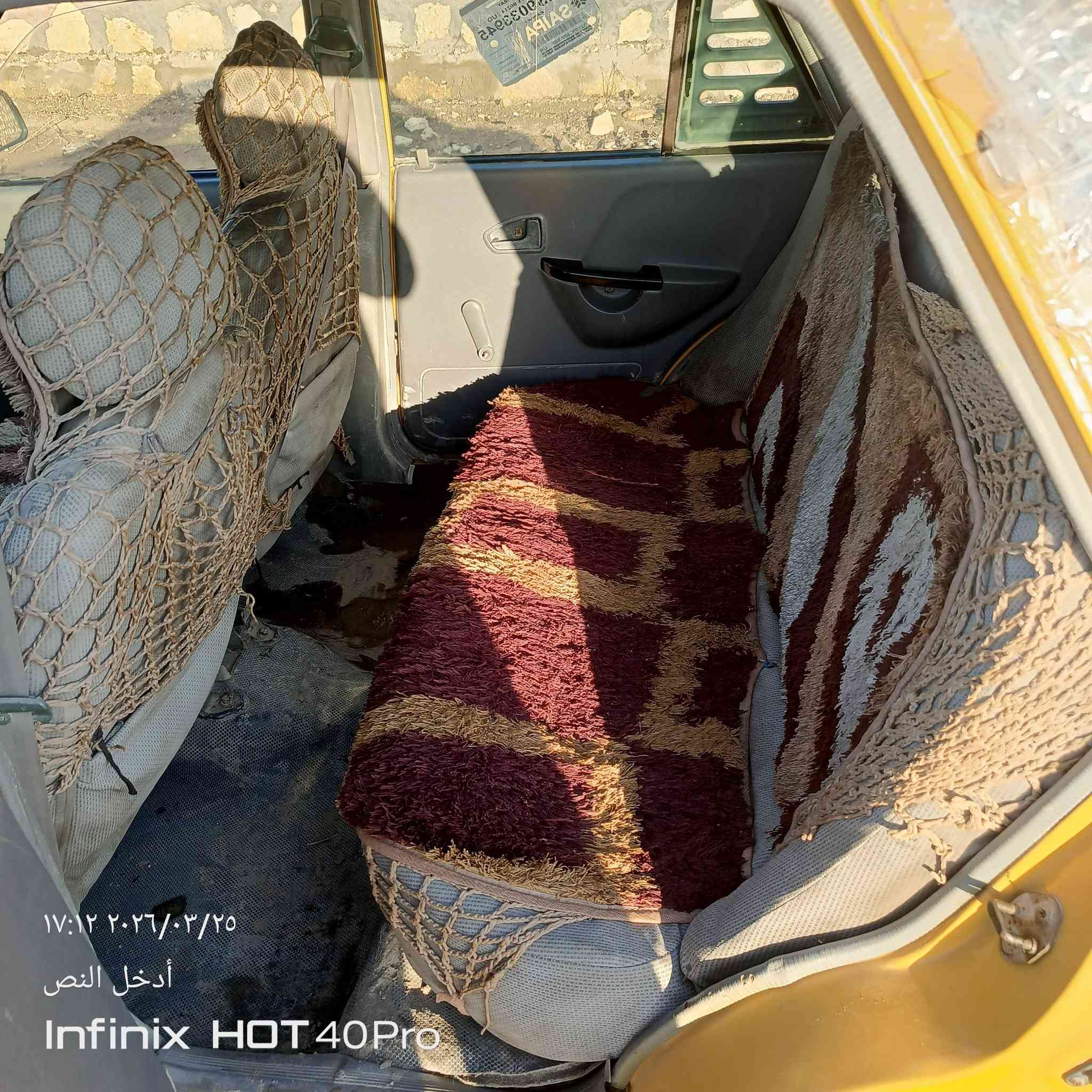 يالله سلام عليكم سياره سايبه البيع موديل 2012 سياره خير من الله تخم تاير حداديه جديده مكينه خير من الله الكير بس الرابع يفلت السعر 15 وبيه مجال الشراي المكان كربلاء طوريج...... ***********...
