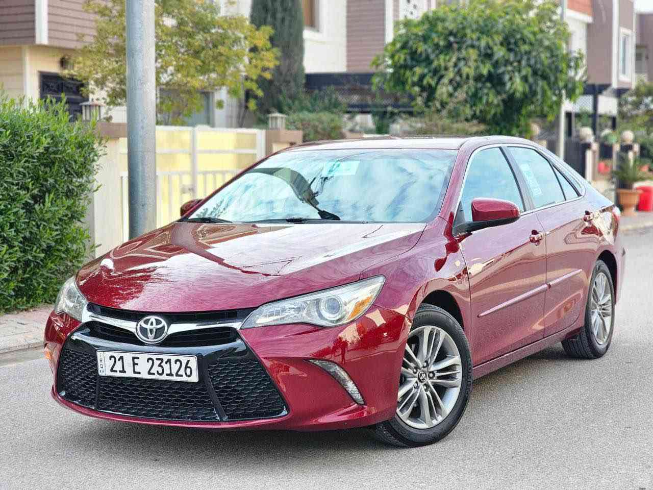 سلام عليكم 
تويوتا كامري امريكي 
الموديل   2016
اللون ماروني
مواصفات.  SE
مثبت سرعة وتحديد مسار …شفتات ستيرن …كوشن كهرباء 
وباقي مواصفات ال SE
سيارة نضيفة ونصبتهة احلة من الصور كاملة بدون اي نواقص  رقم سليمانية الجديد وتحويل مضمون
كير ومحرك مكفولات ما مفتوح منه برغي 
بيهة بونيد وجاملغ  وبيه قطعه ونص صبغ سونار موجود 
مكاني /خانقين 
السعر :  147$ ورقه  وبي مجال 
للستفسار *********** خناقين, ديالى
