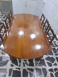ميز طعام 6 كراسي نضيف جدا سعر 350 مكان بغداد 07728623230