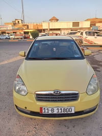 سياره اكسنت خليجي مديل 2010 كامر ه شاشه تحكمات استيرن تبريد بس غاز بدو...