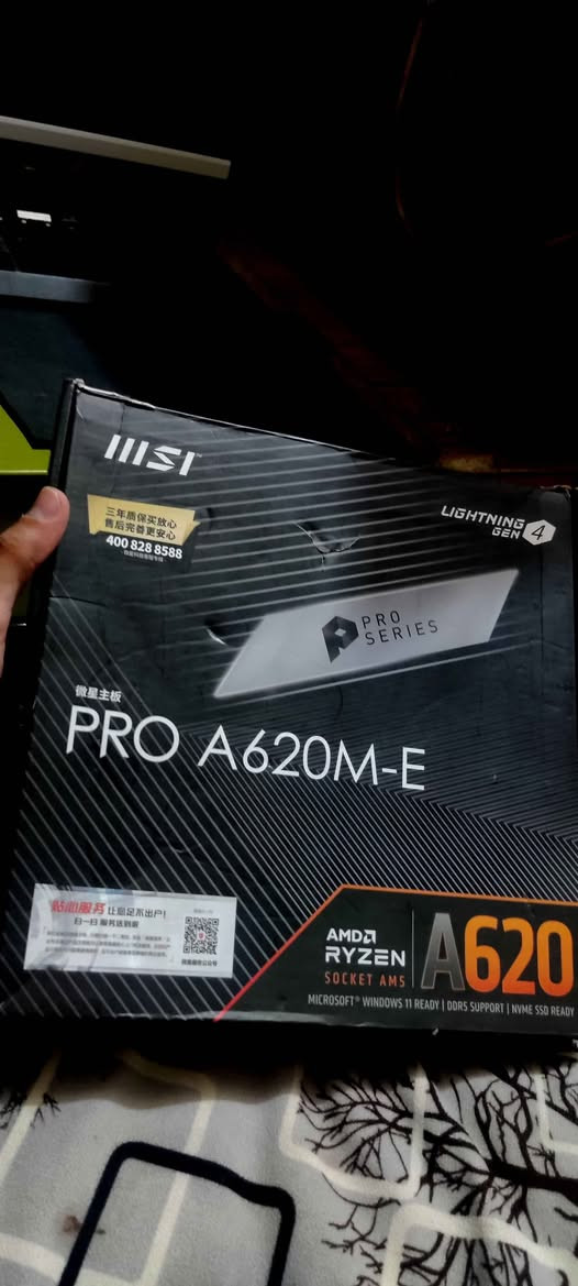 MSI PRO A620M DDR5 
سعرێک بڵێ بە دڵم بوو پیرۆزت بێت
اعطيني سعر و بالعافية شربازهير, السليمانية


**إذا كنت صاحب هذا الإعلان وتريد حذفه لأي سبب، رجاءا أرسل رسالة إلى الدعم الفني**