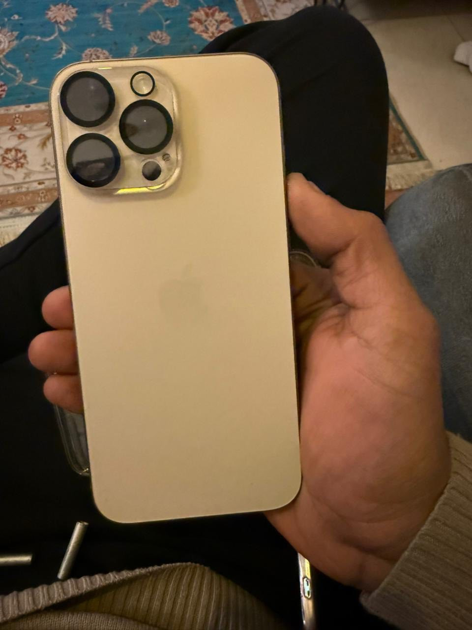 سلام عليكم ايفون 16برو ماكس
وتر بروف 

بطاريه 96

عدد دورات الشحن 

الذاكره256

الون ذهبي 

السعر مليون و250

وبي مجال 

ملاحضه التليفون بي شخوط بالشاشه شويه مبينات يروحن بالجلي بالربيعي ب٢٥ يروحن 

الرقم الواتساب ***********
