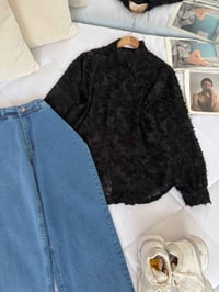 قميص كتان • جينز • يلبس ٣٨-٤٦