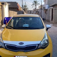 كيا ريو موديل ٢٠١٣ نظيفة وخير من الله  تكسي وارد أمريكي حادثها شبر  تك...