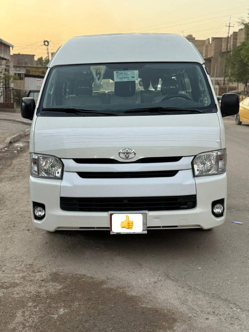 هايسه 2017 السعر 325
السلام عليكم هايسه 2017 بيها صبغ بس باب سلايت كلش قليل سونار والباقي  كفاله دوشمه تخم تاير حداديه جاهزه سياره مكان سياره بغداد 
للستفسار ‭0771 470 4998‬
