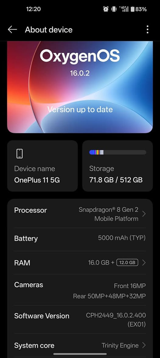 OnePlus 11 5G.  

Ram 16+16 

rom  512 GB

Gpu  . snapdragon 8 gen 2 

battery 5000 

charge. 100w
 
شوێن : تەق تەق 
 گەیاندن نیە 
بەس کەڤەر و  شاحینەی لەگەڵە بۆ پۆبجی ١٢٠ فریم. کەمەک وردە شوختی هەیە لە ئیتاڕی . تەبحی تیک تۆکی هەیە بەحاڵ ئەی بینی كويسينجاك, أربيل


**إذا كنت صاحب هذا الإعلان وتريد حذفه لأي سبب، رجاءا أرسل رسالة إلى الدعم الفني**