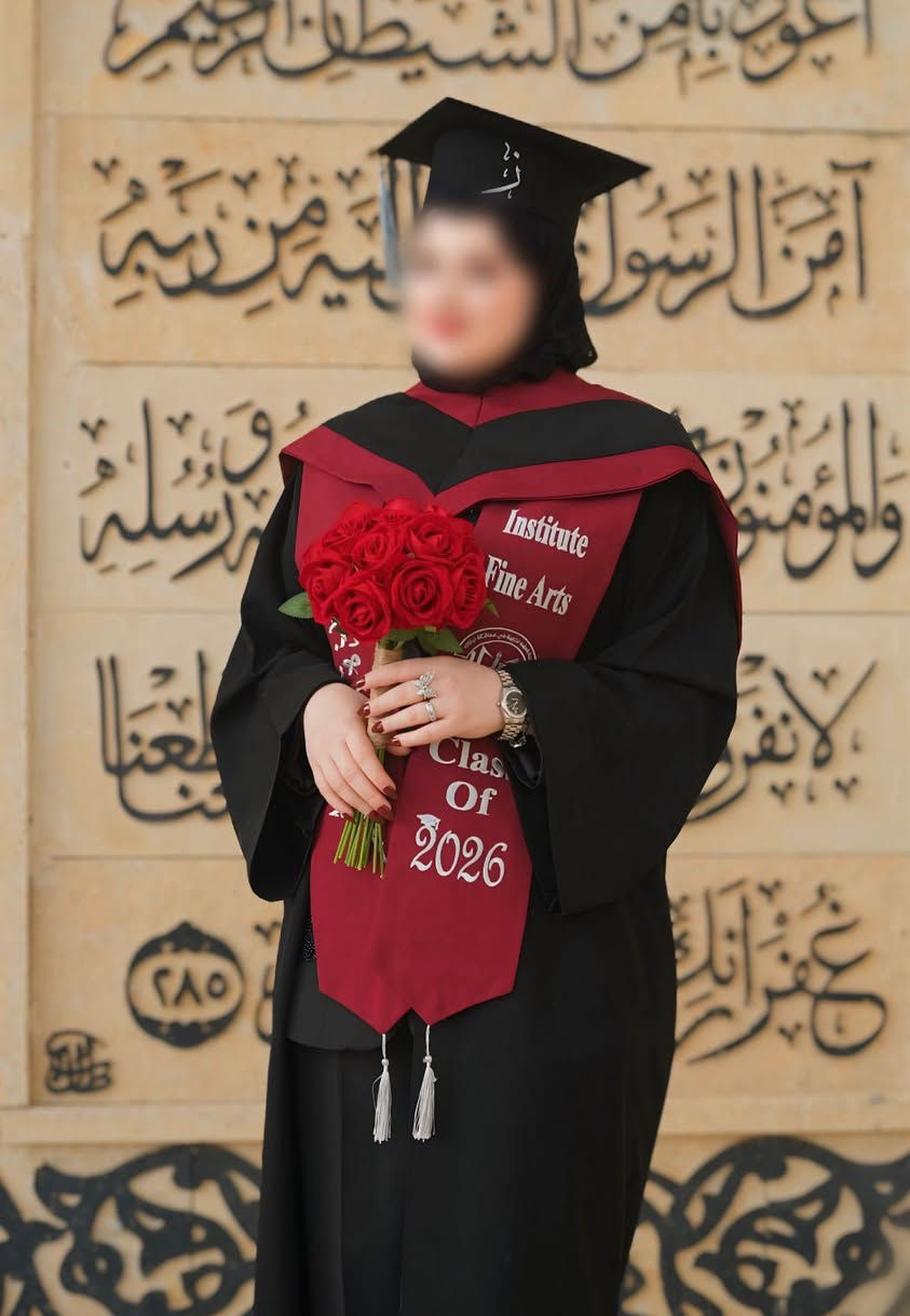 ستوديو المستقبل 📸
يوثق جلسة الخريجة زهراء قاسم🧑‍🎓🎓

📍عنواننا 
:- موصل _حي الإخاء داخل مول مجمع نادي نينوى الرياضي في الطابق الثاني 

📌للحجز والاستفسار اكثر مراسلة الصفحة 
 او الاتصال / واتساب :-***********📞

