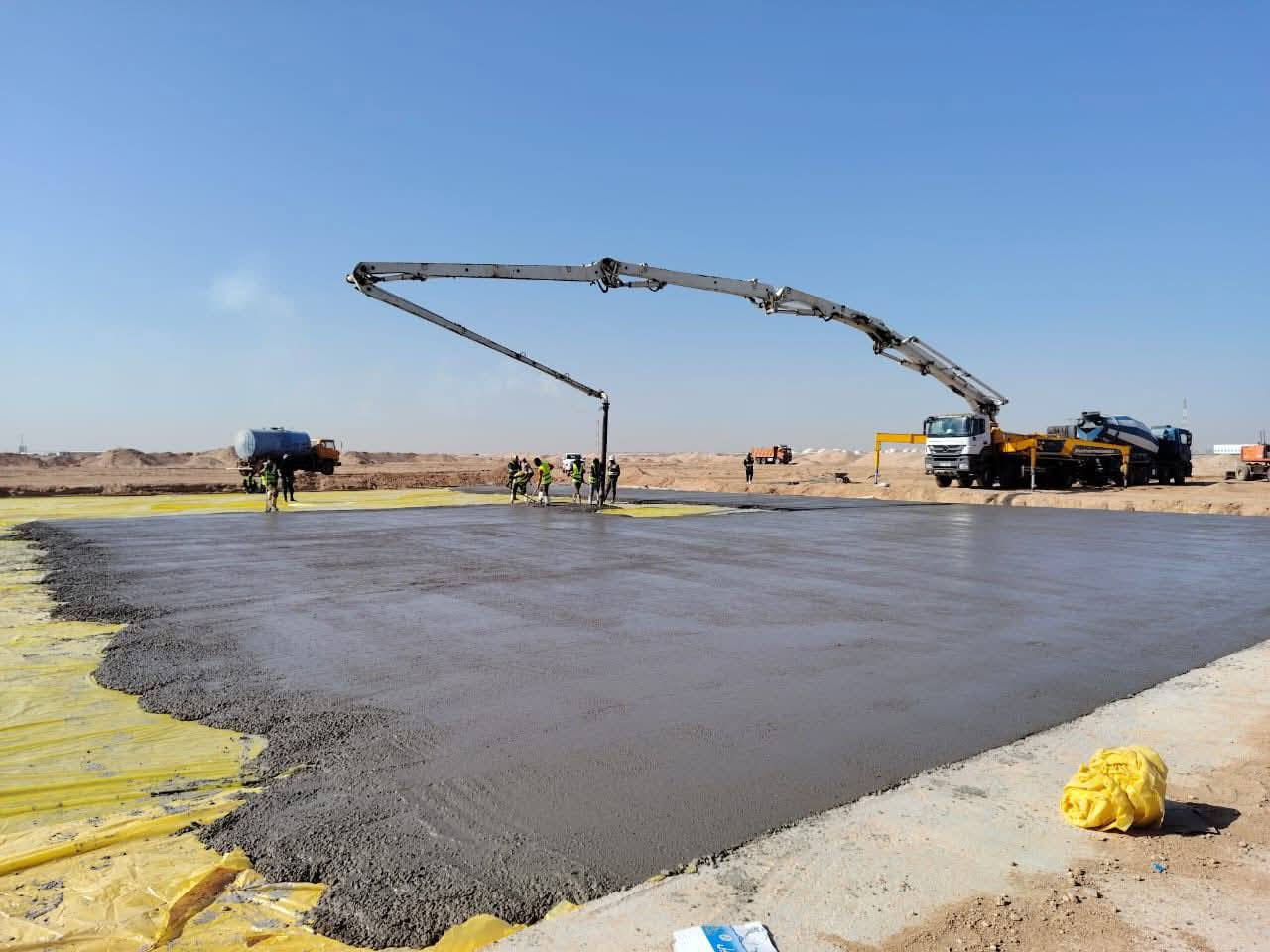 مستعدين صب وسقل ب الهليكوبتر
كافة أنواع الصب 
دوائر حكوميه 
ساحات 
جملونات 
شغل درجة اولئ  كافة أنحاء العراق
***********
